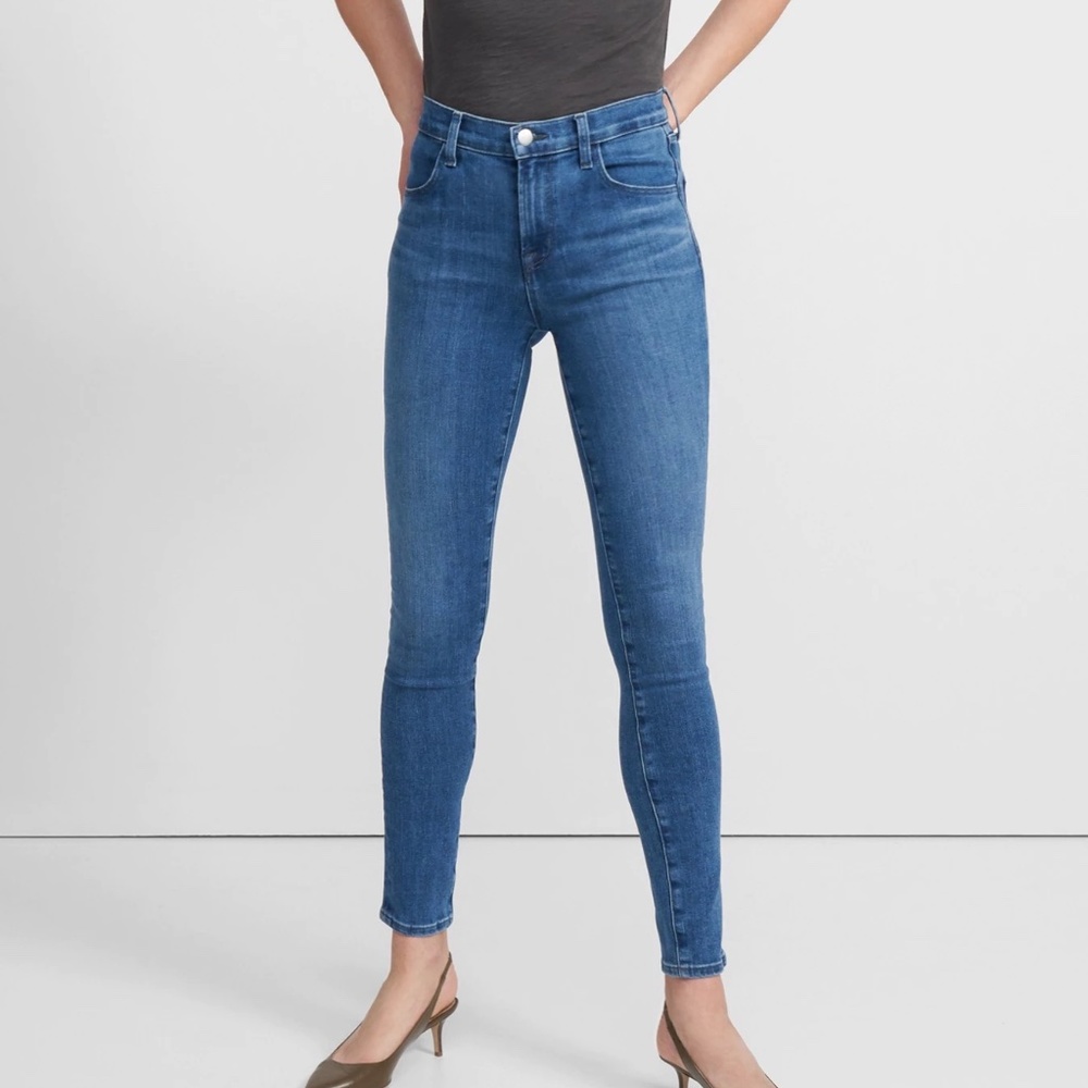 J Brand Maria High-Rise Skinny Jean in Comfort Stretch